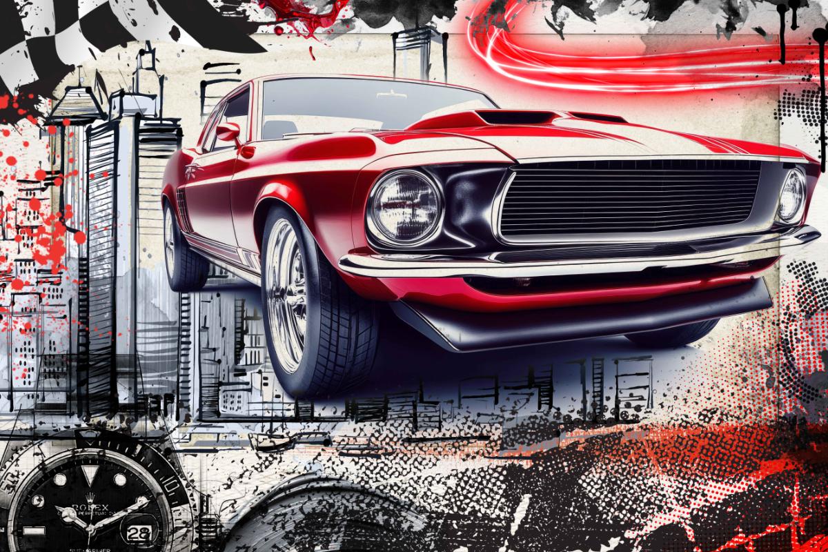 Muscle Car Red